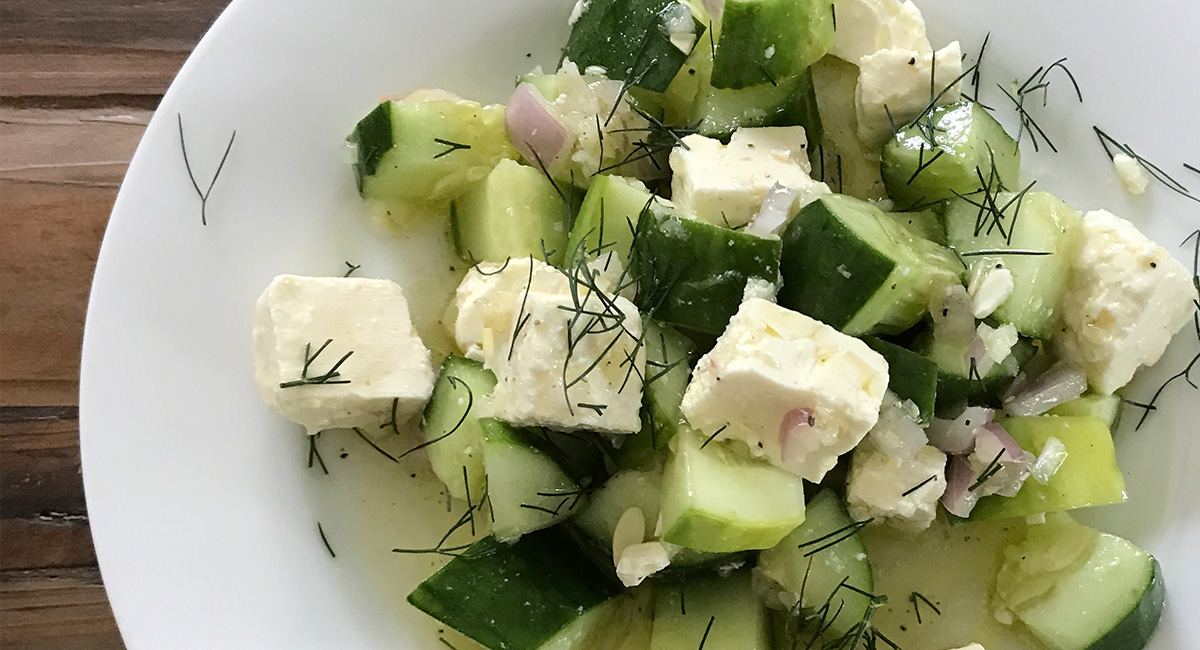 healthy cucumber recipes creamy crunchy cucumber salad