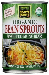 organic mung bean sprouts