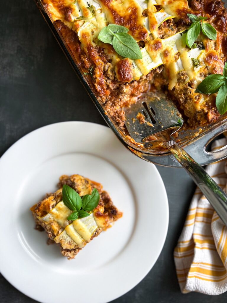 zucchini lasagna: easy-breezy, paleo gluten-free