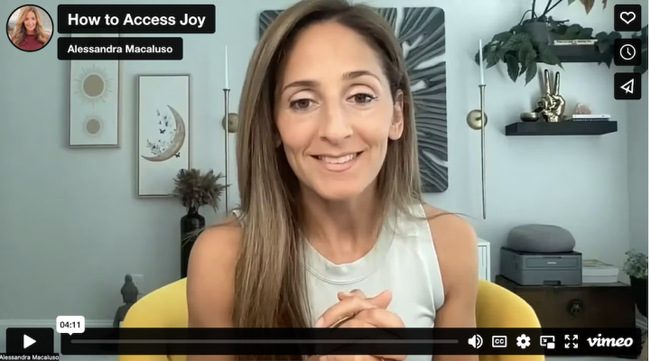 A SIMPLE WAY TO ACCESS JOY IN DIFFICULT TIMES