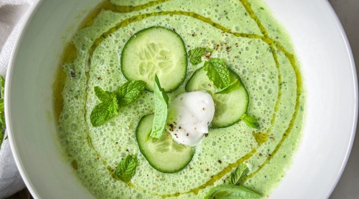 chilled cucumber soup1